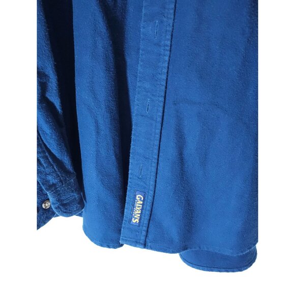 Galyans Guide Blue Cotton Shirt Size Large Tall, For Adventurous Comfort - Picture 7 of 9